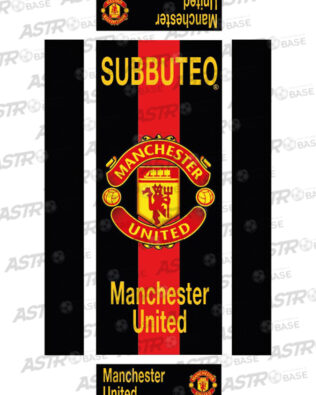 Manchester Utd. LOGO - Con vassoio 10 omini