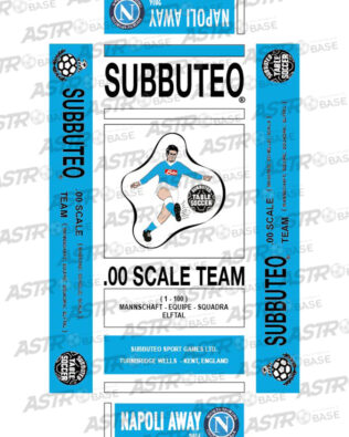 Napoli Away 2016 - Con vassoio 10 omini asta corta (per portieri Subbuteo)