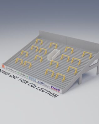 Barriere anti-schiacciamento Grand One Tier (set da 16) - Giallo