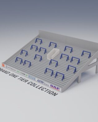 Barriere anti-schiacciamento Grand One Tier (set da 16) - Blu