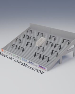 Barriere anti-schiacciamento Grand One Tier (set da 16) - Nero