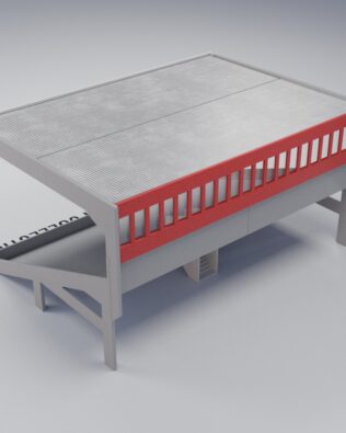 Pannello finestra Grand One Tier - Rosso