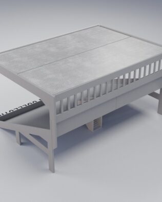 Pannello finestra Grand One Tier - Grigio