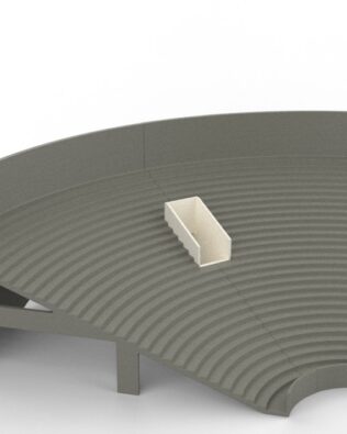 Tribuna angolare Grand One Tier Rif 10