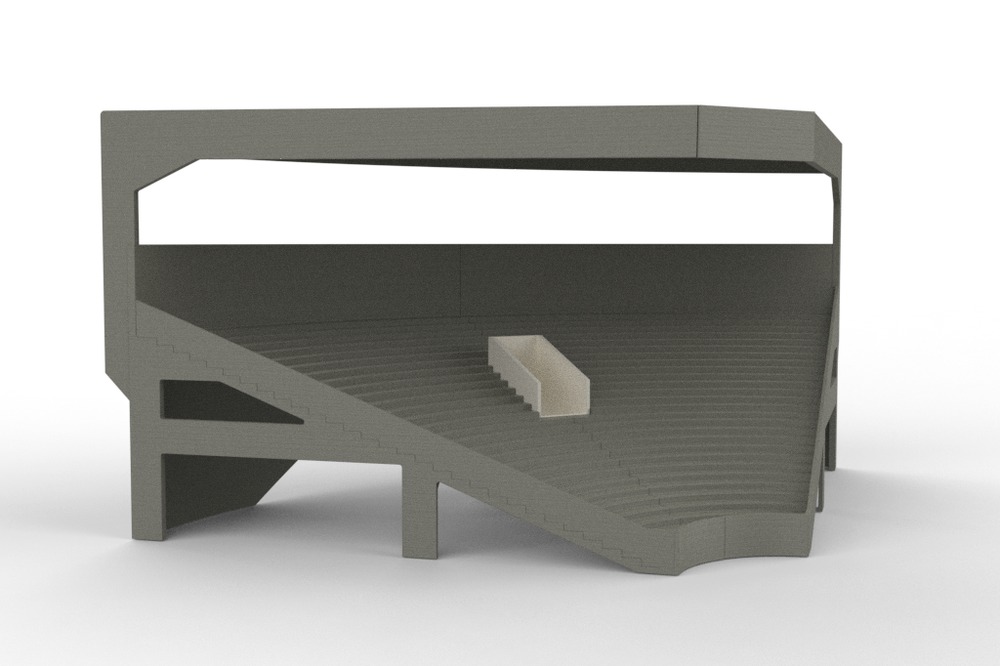 Tribuna Angolare Grand One Tier con Tetto, Edizione Rif. 11