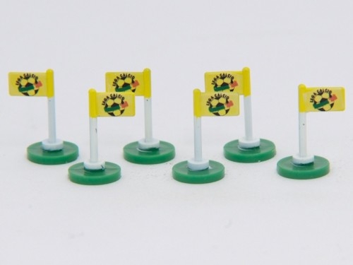 Bandierine corner con decals (Champions League – Lega Calcio)