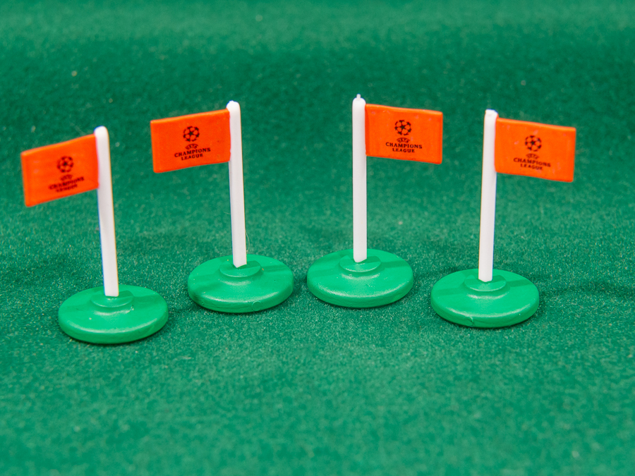 Bandierine corner con decals (Champions League – Lega Calcio)