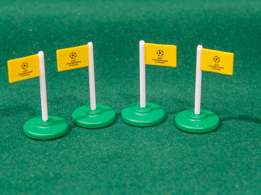 Bandierine corner con decals (Champions League – Lega Calcio)