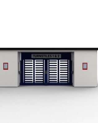 Tornelli a doppio cancello - Arancio