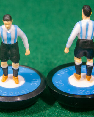 Argentina World Cup 1958 - Squadra + 2 riserve e 1 portierino in SCATOLA VERDE REPLICA SUBBUTEO anni 70