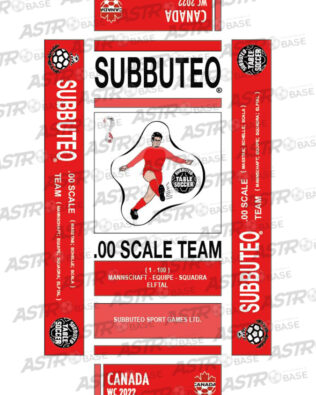 Canada WORLD CUP 2022 - Con vassoio 24 omini