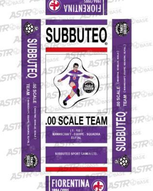 Fiorentina 1984 / 1985 - Con vassoio 10 omini asta corta (per portieri Subbuteo)