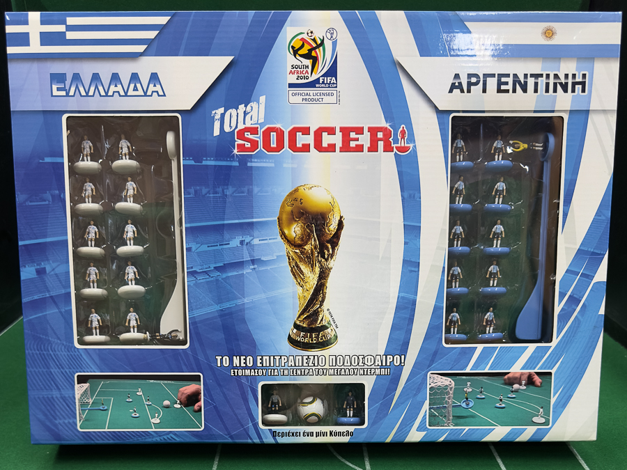 0 – Scatola gioco TOTAL SOCCER Grecia / Argentina WORLD CUP 2010 CONFEZIONE GRECA