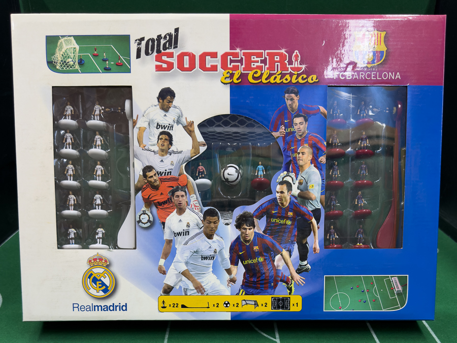 0 – Scatola gioco TOTAL SOCCER Real Madrid / Barcellona EL CLASICO