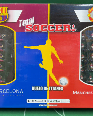 0 - Scatola gioco TOTAL SOCCER Barcellona / Manchester UTD. DUELLO DI TITANI