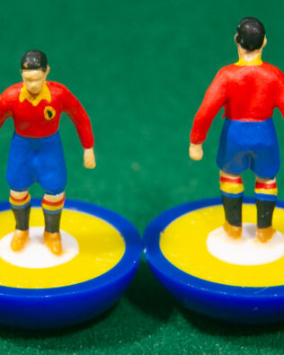 Romania World Cup 1934 - Squadra in scatola REPLICA COLORATA SUBBUTEO (sul coperchio nome e omino della squadra contenuta)