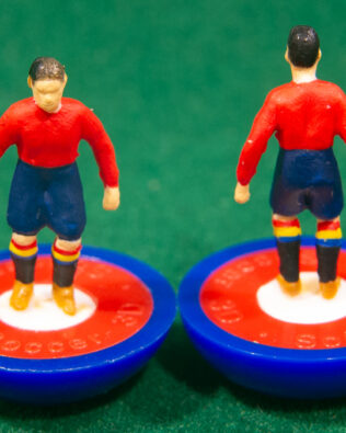 Spagna World Cup 1934 - Squadra in scatola REPLICA COLORATA SUBBUTEO (sul coperchio nome e omino della squadra contenuta)