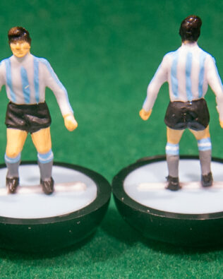 Argentina World Cup 1974 - Squadra + 2 riserve e un portierino in SCATOLA Soccer3D