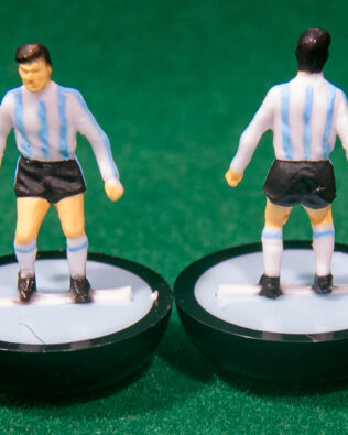 Argentina World Cup 1978 - Squadra + 2 riserve e un portierino in SCATOLA Soccer3D