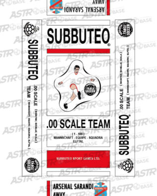 Arsenal Sarandi away - Con vassoio 12 omini