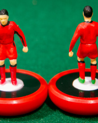 Belgio World Cup 2002 - Squadra + 2 riserve e 1 portierino in SCATOLA VERDE REPLICA SUBBUTEO anni 70