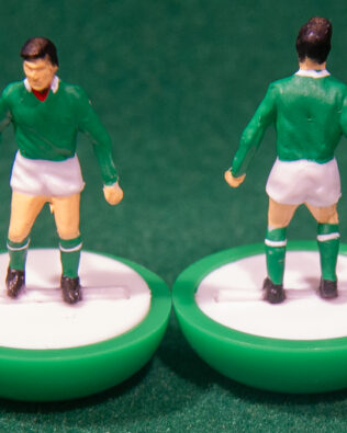 Bolivia World Cup 1994 - Squadra + 2 riserve e 1 portierino in SCATOLA VERDE REPLICA SUBBUTEO anni 70