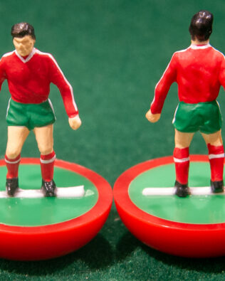 Bulgaria World Cup 1986 - Squadra in scatola REPLICA COLORATA SUBBUTEO (sul coperchio nome e omino della squadra contenuta)