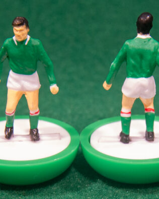 Irlanda World Cup 1994 - Squadra in scatola REPLICA COLORATA SUBBUTEO (sul coperchio nome e omino della squadra contenuta)