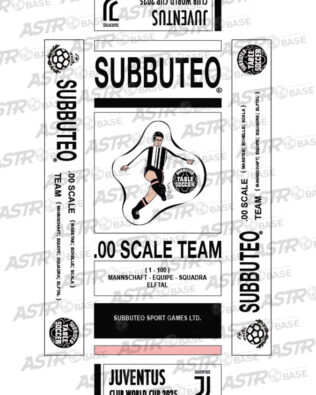 Juventus Mondiale per Club 2025 - Con vassoio 10 omini