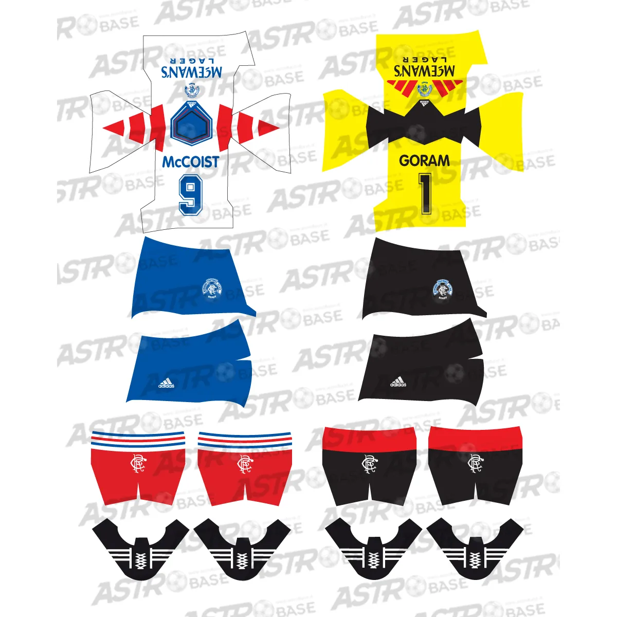 Rangers Glasgow home 1993 / 1994