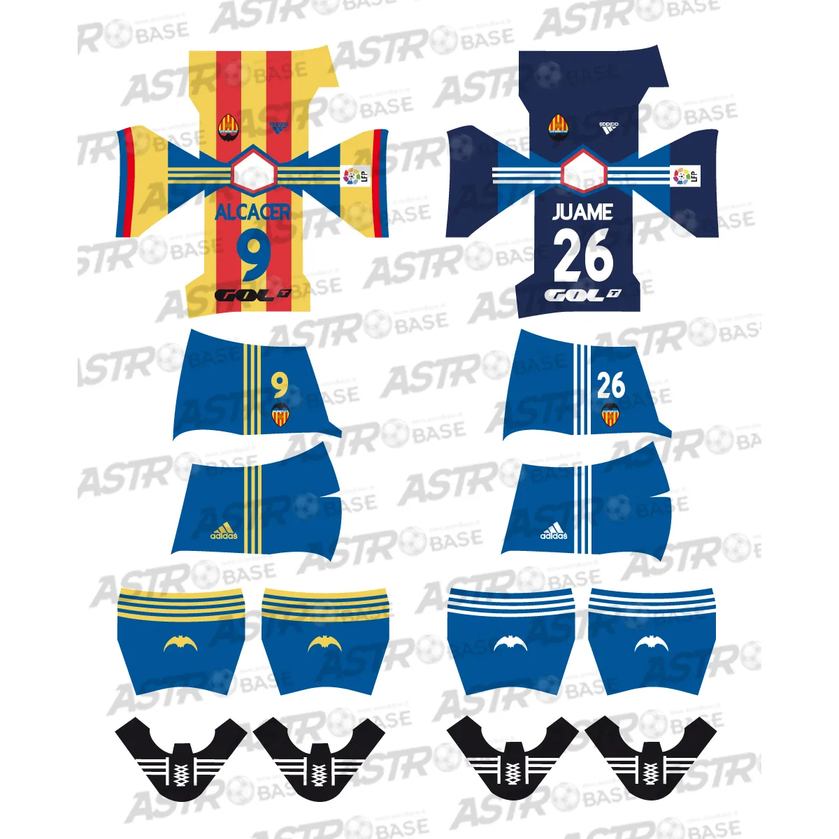 Valencia away 2015 / 2016