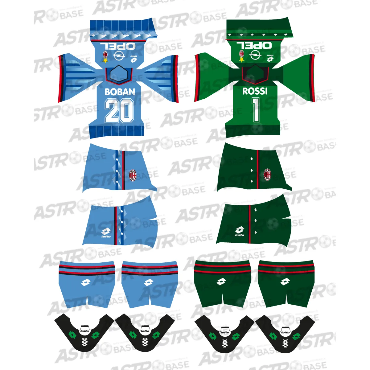 Milan 4th 1995 / 1996