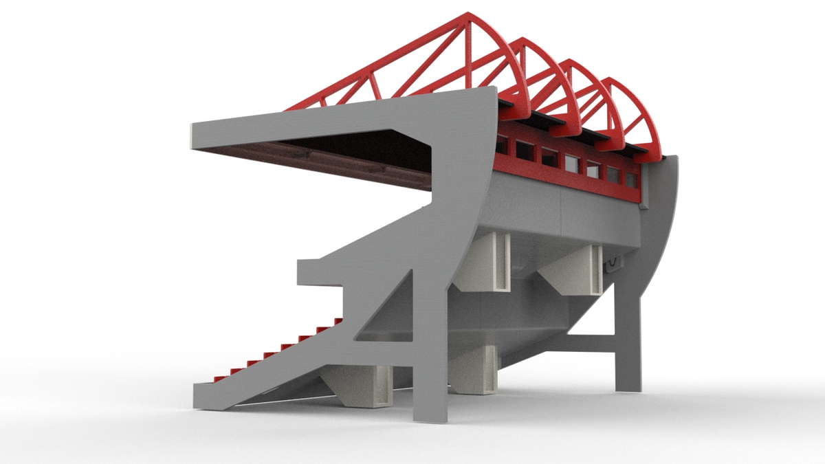 0 - Componenti per il tetto della tribuna APEX (set di 4) - immagine 2