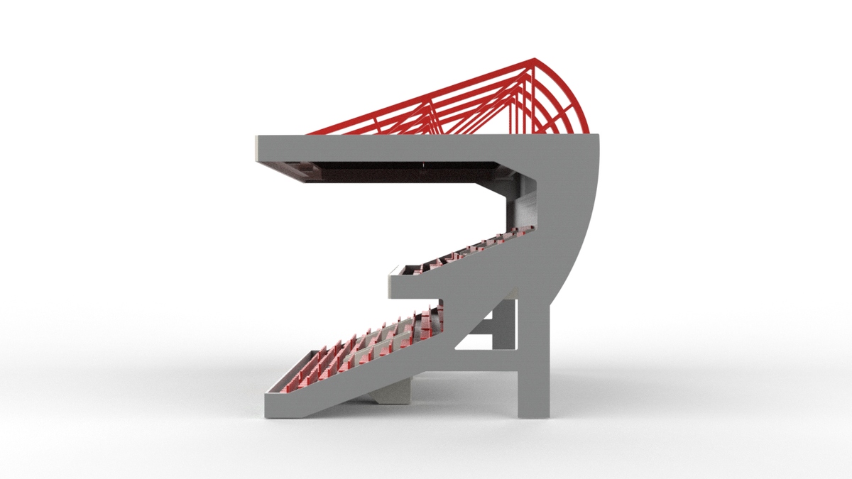 0 - Componenti per il tetto della tribuna APEX (set di 4) - immagine 3